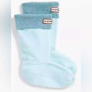 Hunter Kids Blue Boot Socks